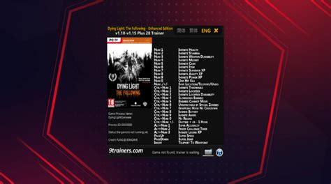 dying light cheat engine table 2021.